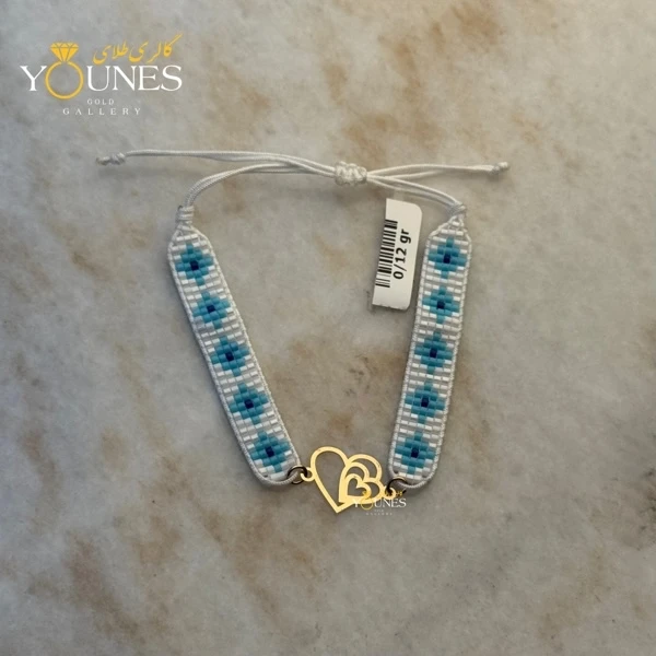 دستبند میوکی قلبی طلا